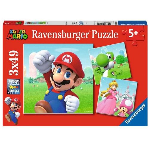 Ravensburger puzzle - Super Mario - 3x49 delova Cene