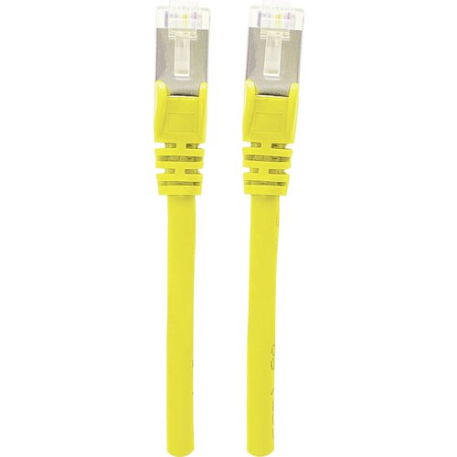 Intellinet 350525 RJ45 omrežni kabel\, Patch kabel CAT 6a S/FTP 7.50 m rumena za&scaron;čita iz folije\, pletena za&scaron;čita\, brez halogena 1 kos, (20417846) Cene