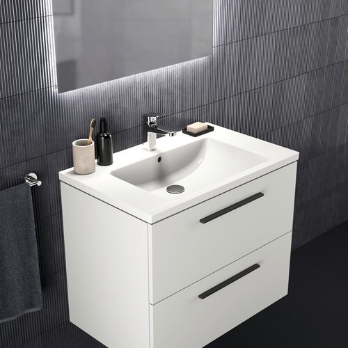 Ideal Standard bela stenska omarica za pod umivalnik 80x63 cm i.life b Slike