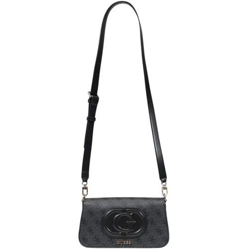 Guess Torbe ECO MIETTA FLAP SHOULDER HWESG9 51320 Črna