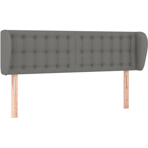 Maison Chic vzglavna omarica - nočna omarica - posteljna omarica z u&amp;scaron;esi temno sivo 147x23x78/88 cm blago, (21707683) Slike
