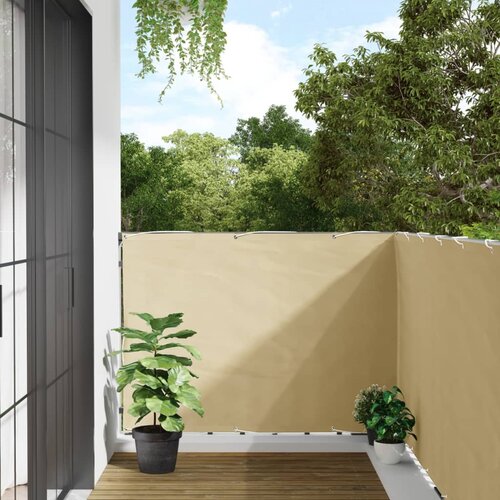 vidaXL Vrtno platno za zasebnost krem 800x120 cm PVC Cene