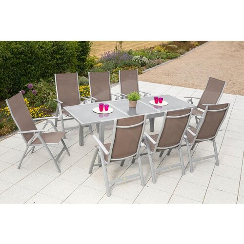 Gardenson vrtni set carrara, 9-Delni, raztegljiva miza Slike
