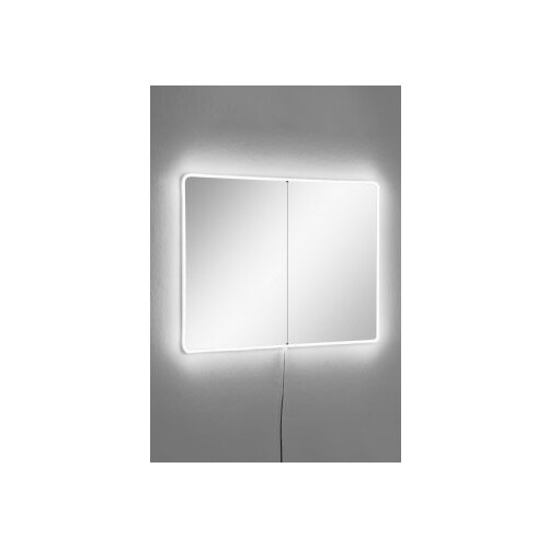 Hanah home ogledalo sa led osvetljenjem rectangular 60x80 cm white Slike