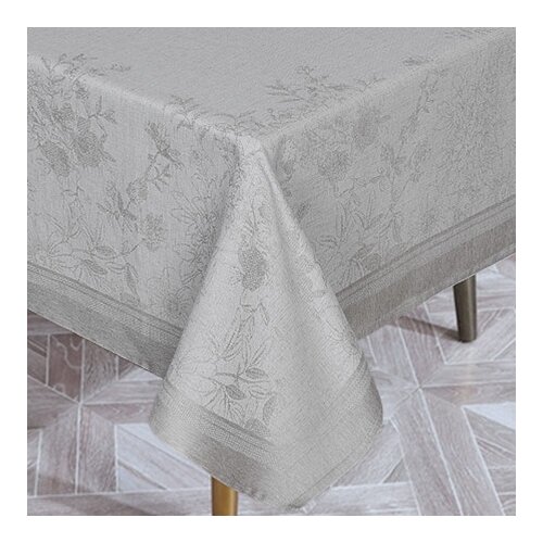 Dekordom t7922-601 Stolnjak linen lux 150x220 grey ( 025289 ) Slike