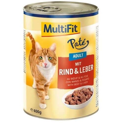 MultiFit Cat Adult govedina i jetra 400 g, pate konzerva Cijene