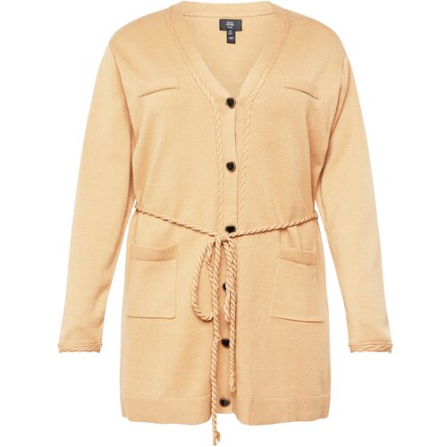 River Island Plus Pletena jopa svetlo rjava Slike