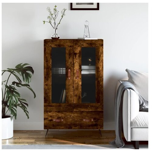 vidaXL Visoka komoda boja hrasta 69 5 x 31 x 115 cm konstruirano drvo Cijene