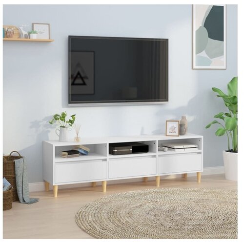  TV ormarić bijeli 150x30x44 5 cm od konstruiranog drva Cijene