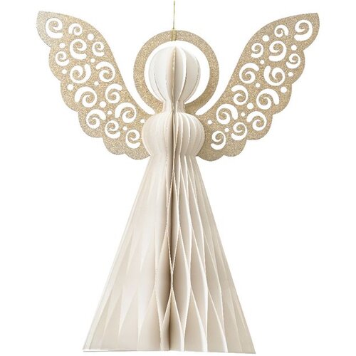 Dekordom Namging paper angel 20cm 709256 - White - KMG Cene