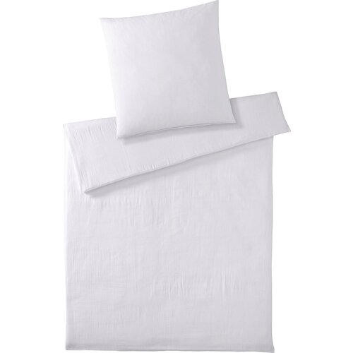 Elegante Smooth prevleka za odejo iz muslina - bela - 135/140 x 200 cm Cene