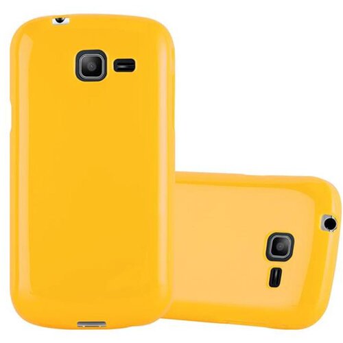 Cadorabo Ohi&amp;scaron;je, združljiv s Samsungom v Jelly Yellow - Za&amp;scaron;čitni pokrov, narejen iz fleksibilnega silikona TPU, (20590590) Slike