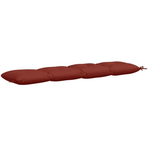  Jastučić za klupu VIANEN 100% poliester Crvena 160 x 40 x 12 cm - Crvena 160 x 40 x 12 cm Slike