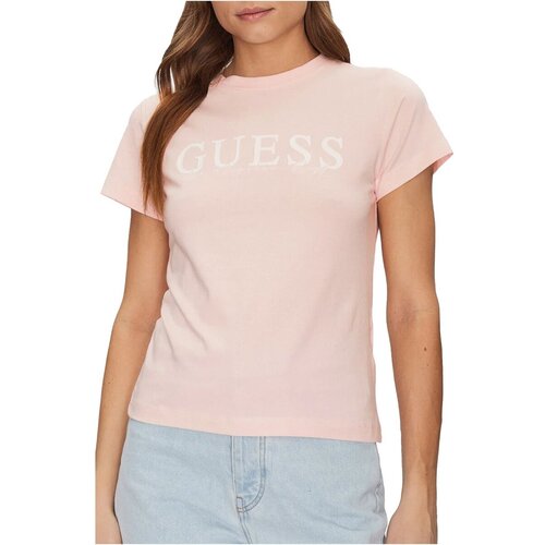 Guess Majice & Polo majice V5GI15 J1314 Rožnata Cene