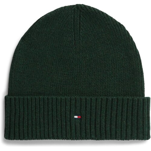 Tommy Hilfiger Kape Th Flag Pima Cotton Beanie Zelena Slike