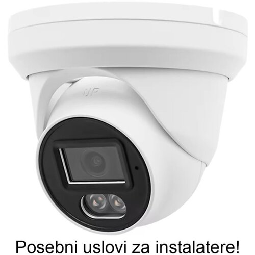  CAM-IP5MP-DHM20W GMB kamera 5 mpix APP P6SLite, 2.8mm 25m Full Color Dome, Audio MIC, POE Cene