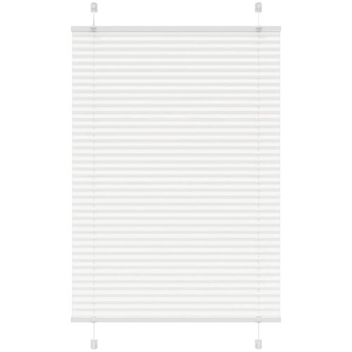 vidaXL Plisirana roleta bijela 100x100 cm širina tkanine 99,4 cm Cijene