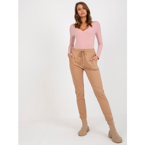 RELEVANCE Sweatpants-RV-DR-8369.89P-camel Slike