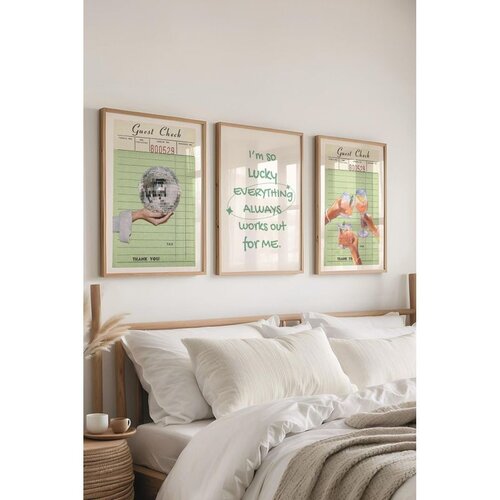 WALLXPERT Č-300349 - 3040 multicolor dekorativni set slika (3 komada) Cene