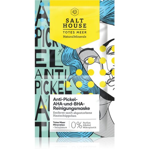 Salt House Natural Minerals Anti-pimple AHA and BHA Cleansing Mask čistilna maska 2x6 ml Cene