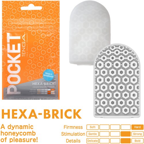 Tenga Pocket Stroker Hexa-Brick Slike