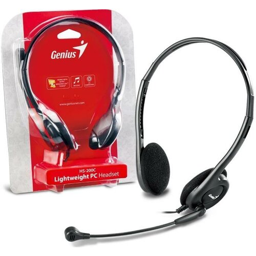 Genius HS-200C 2x3.5mm double žičane slušalice & in-ear slušalice Slike