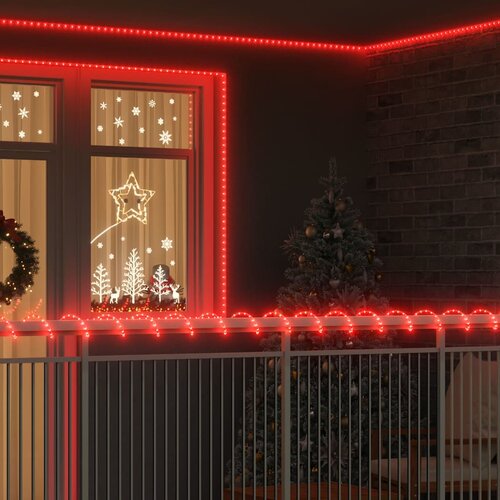  Svjetlosna uže s 1200 LED svjetlima Crvena 50 m PVC Cene