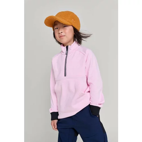 Reima Otroški pulover Kupista roza barva