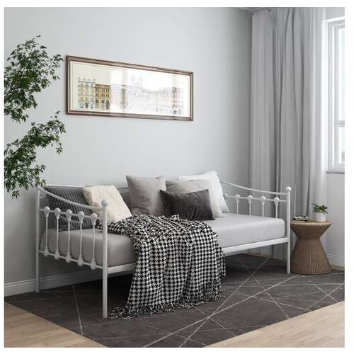  Okvir za krevet na razvlačenje bijeli metalni 90 x 200 cm Cene