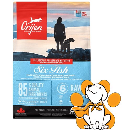 Orijen six Fish 2kg Dehidrirana Hrana sa est Vrsta Riba za Sve Rase Pasa ePonuda