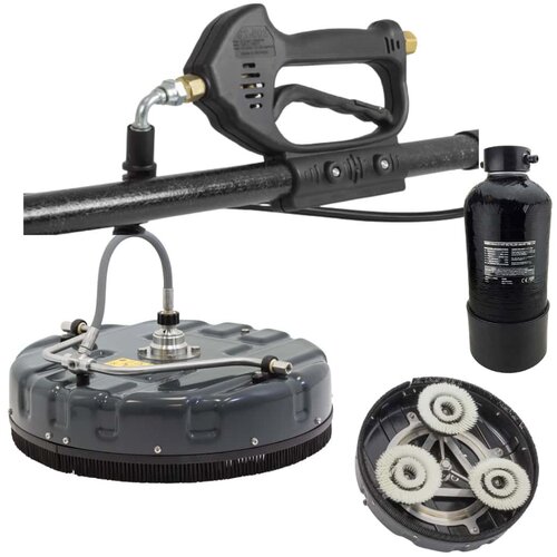 PROFI set za pranje solarnih panela pod pritiskom (520mm, 70bar, 250qm/h, 5.65m teleskop 275bar, di-filter) Cene