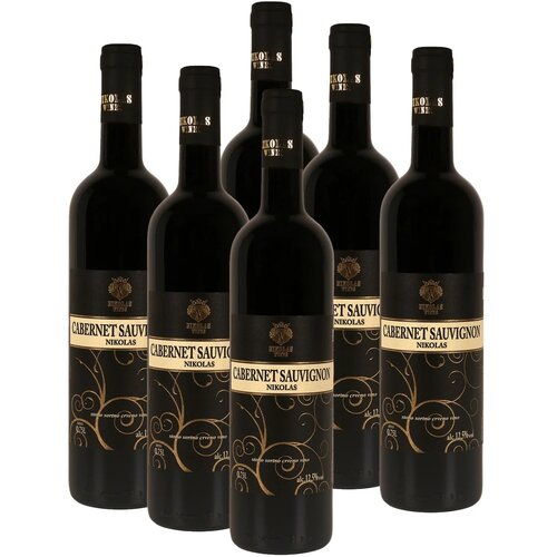 Nikolas Wines vino crveno cabernet sauvignon 0.75l, 6 komada Cene