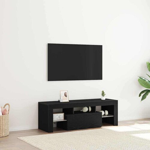 TV ormar Crni hrast 120 x 35 x 40 cm Konstruirano drvo Cijene