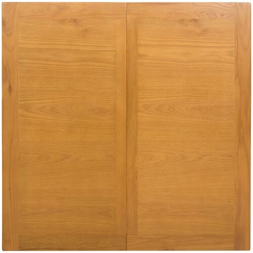  Blagovaonski set 5 kom. Siva Čvrsto Hrastovo Drvo 90 x 90 x 75 cm Slike