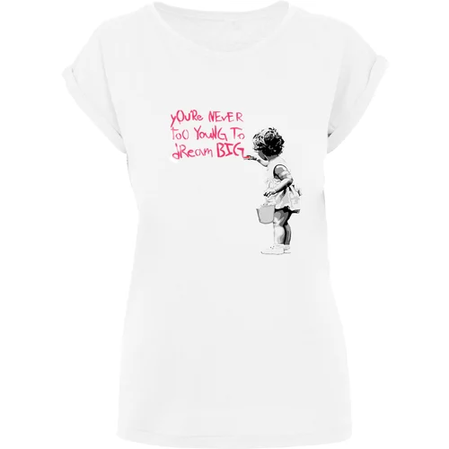 Merchcode Ladies Women's T-shirt Dream Big - white
