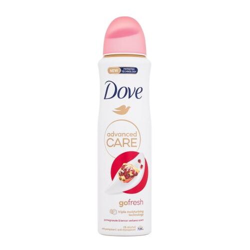 Dove Advanced Care Go Fresh Pomegranate & Lemon Verbena 72h antiperspirant z vonjem granatnega jabolka in verbene 150 ml za ženske Cene