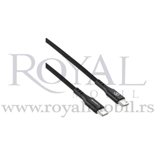  usb kabal charge &amp;amp; sync usb-c / usb-c MC-CC23 crna 2m Slike