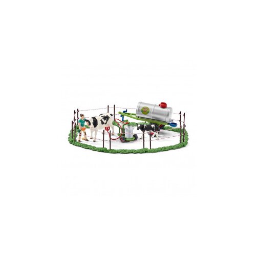 Schleich igračka set - kravlja porodica na pasnjaku 41428 Cene