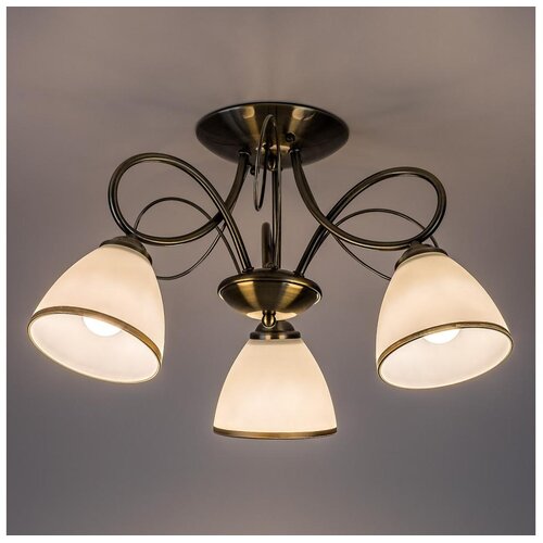 Brilagi plafonski luster fred 3xE27/60W/230V, prečnik 59 cm, bronzan Cene