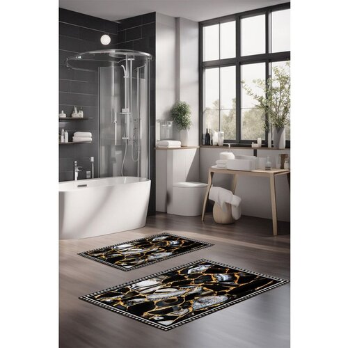  CT-5089 multicolor bathmat set (2 pieces) Cene
