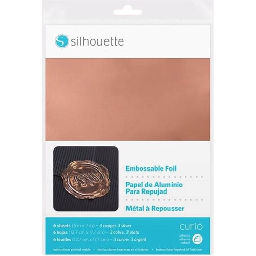 Silhouette Embossable Foil - 12.7 cm x 17.8 cm Cene
