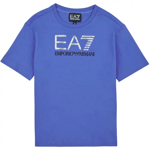Emporio Armani EA7 Majice s kratkimi rokavi VISIBILITY TSHIRT Modra