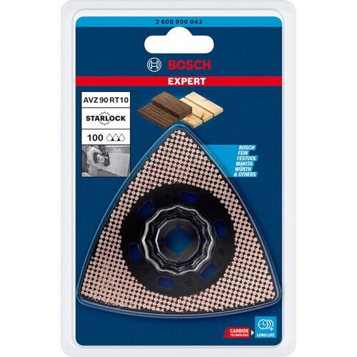 Bosch EXPERT Sanding Plate AVZ 90 RT10 list testere za vi&amp;scaron;enamenske alate od 90 mm - 2608900043 Slike