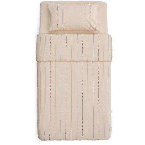 Kave Home Bež dječja posteljina za krevet za jednu osobu od organskog pamuka s uključenom plahtom 150x220 cm Indani &amp;ndash; Slike