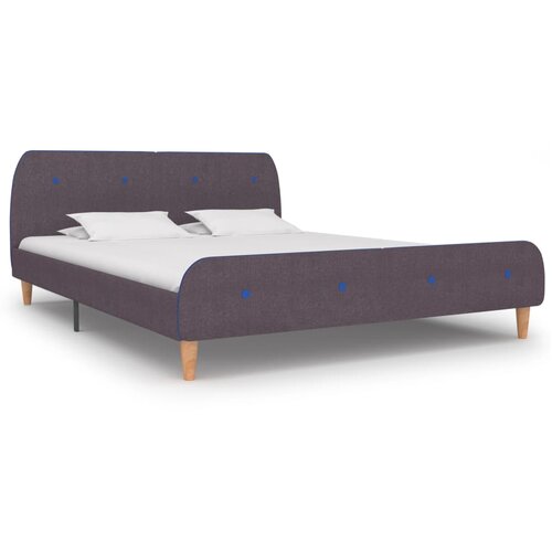 The Living Store Posteljni okvir taupe blago 160x200 cm - Posteljni Okvir, (21526799) Slike