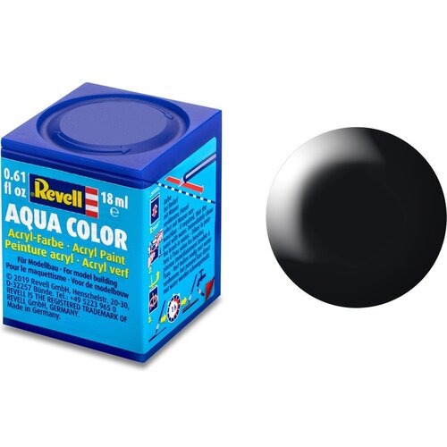 Revell Aqua Color Black 18 ml (302), (21403491) Slike