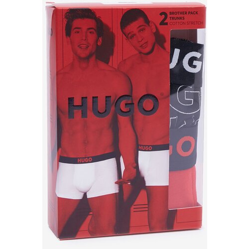 Hugo 2-pack Oprijete boksarice Črna Slike