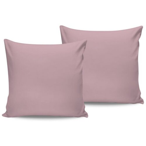  De Light Pink Light Pink Satin Pillowcase Set (2 Pieces) (FR) Cene
