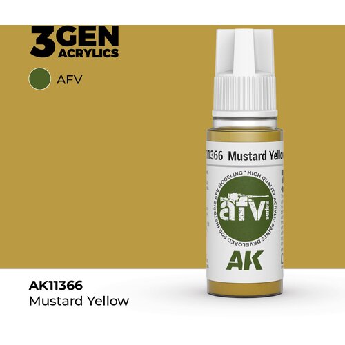 AK Interactive Mustard Yellow 17ml - 3rd Gen Akrilna Boja AK11366 Cene