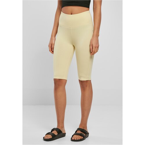 UC Curvy Women's Organic Stretch Jersey Shorts - Soft Yellow Slike
